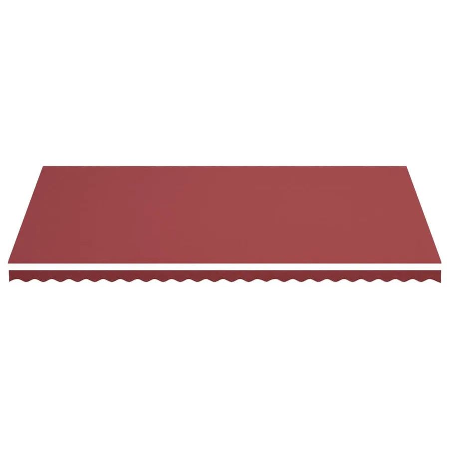 Tissu de remplacement pour auvent bordeaux rouge 6x3,5 m polyester - 3
