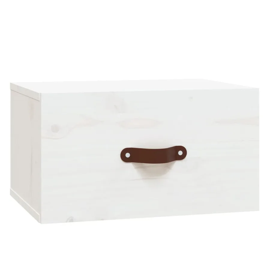 Tables de chevet murales 2 pcs Blanc 40x29,5x22 cm - 5