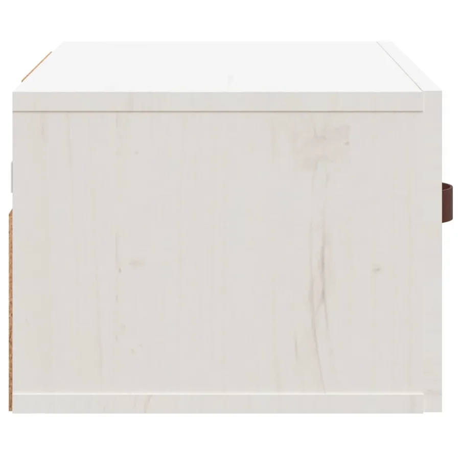 Tables de chevet murales 2 pcs Blanc 40x29,5x22 cm - 7