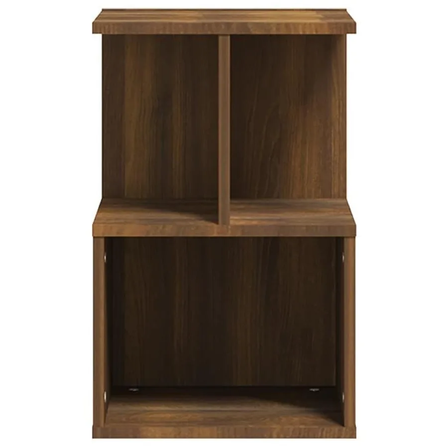 Tables de chevet 2pcs Chêne marron 35x35x55cm Bois d'ingénierie - 5