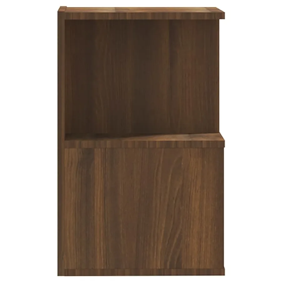Tables de chevet 2pcs Chêne marron 35x35x55cm Bois d'ingénierie - 6