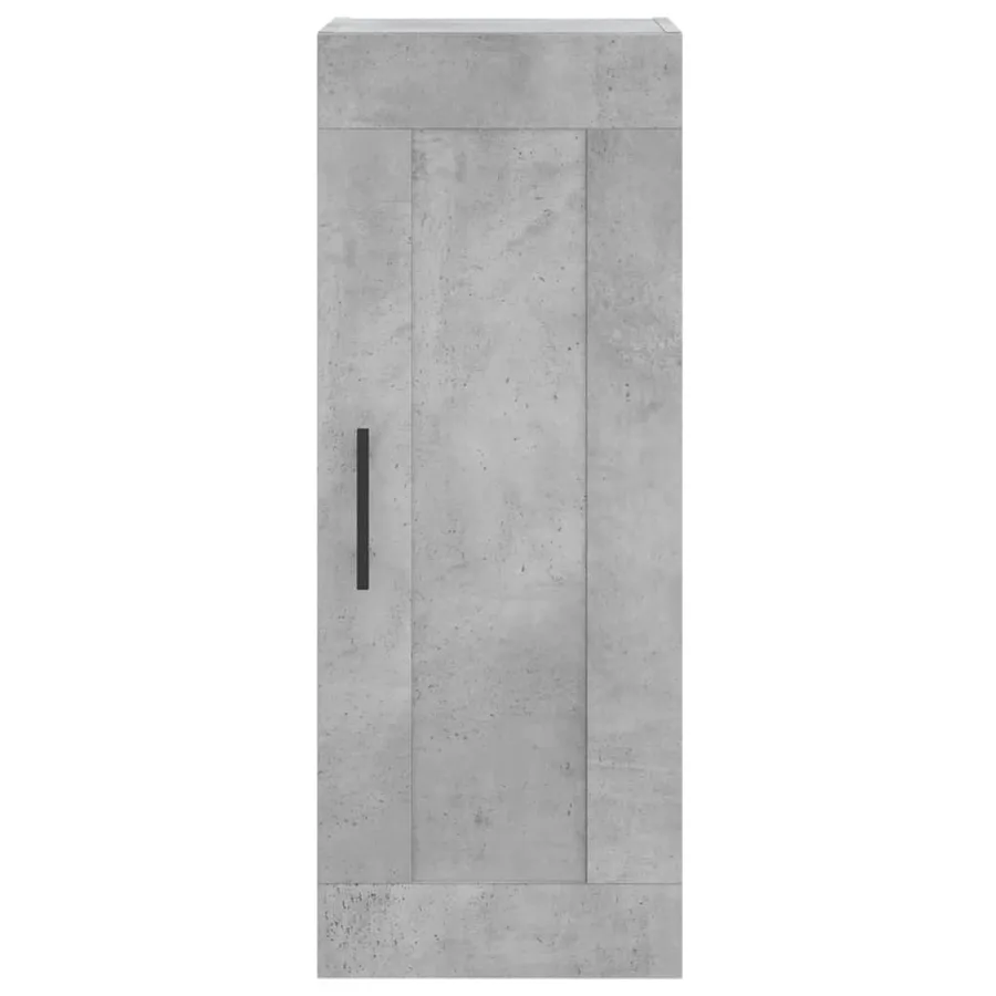 Armoire murale gris béton 34,5x34x90 cm bois d'ingénierie - 6