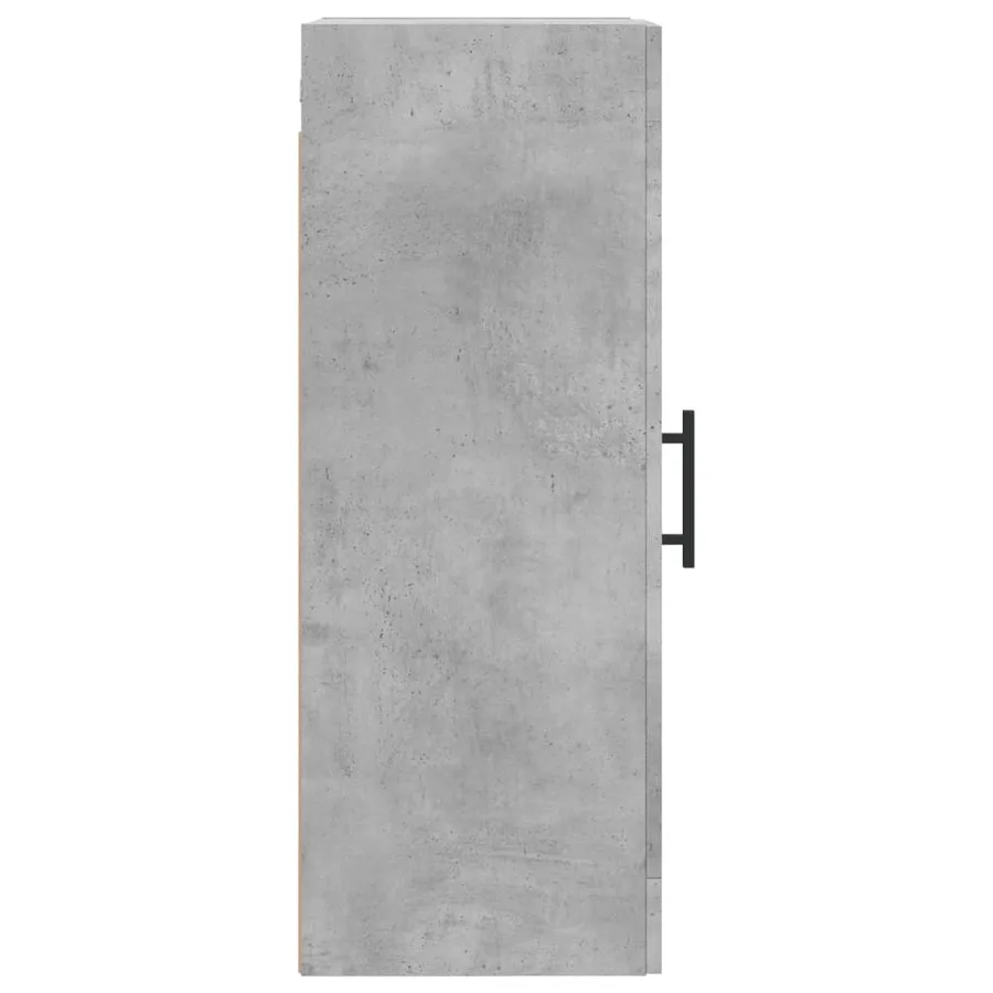 Armoire murale gris béton 34,5x34x90 cm bois d'ingénierie - 8