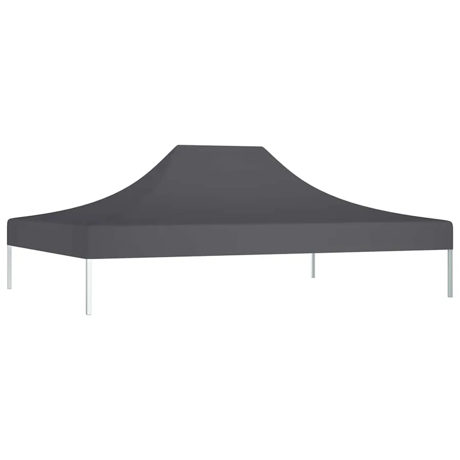 Toit de tente de réception 4,5x3 m Anthracite 270 g/m² - 3