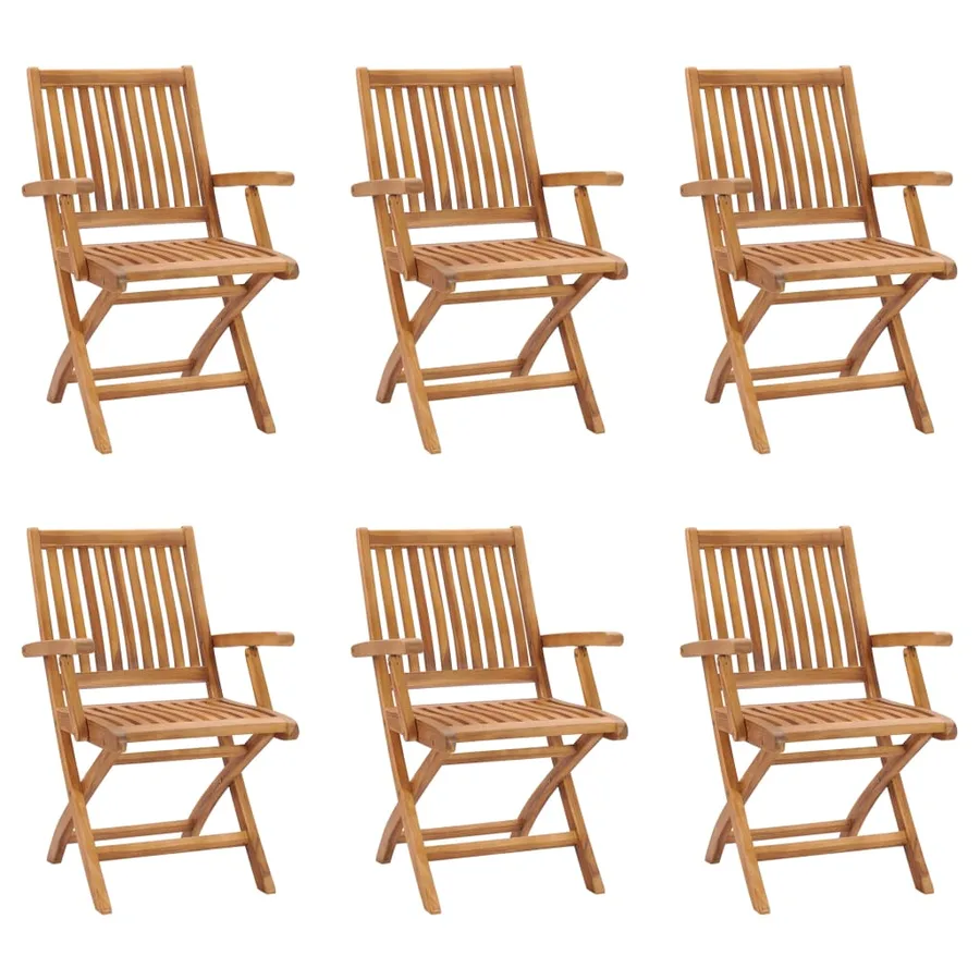 Ensemble à manger de jardin 7 pcs Bois de teck massif - 7