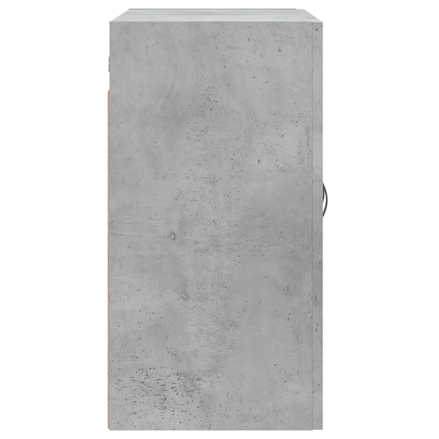 Armoire murale gris béton 60x31x60 cm bois d'ingénierie - 7