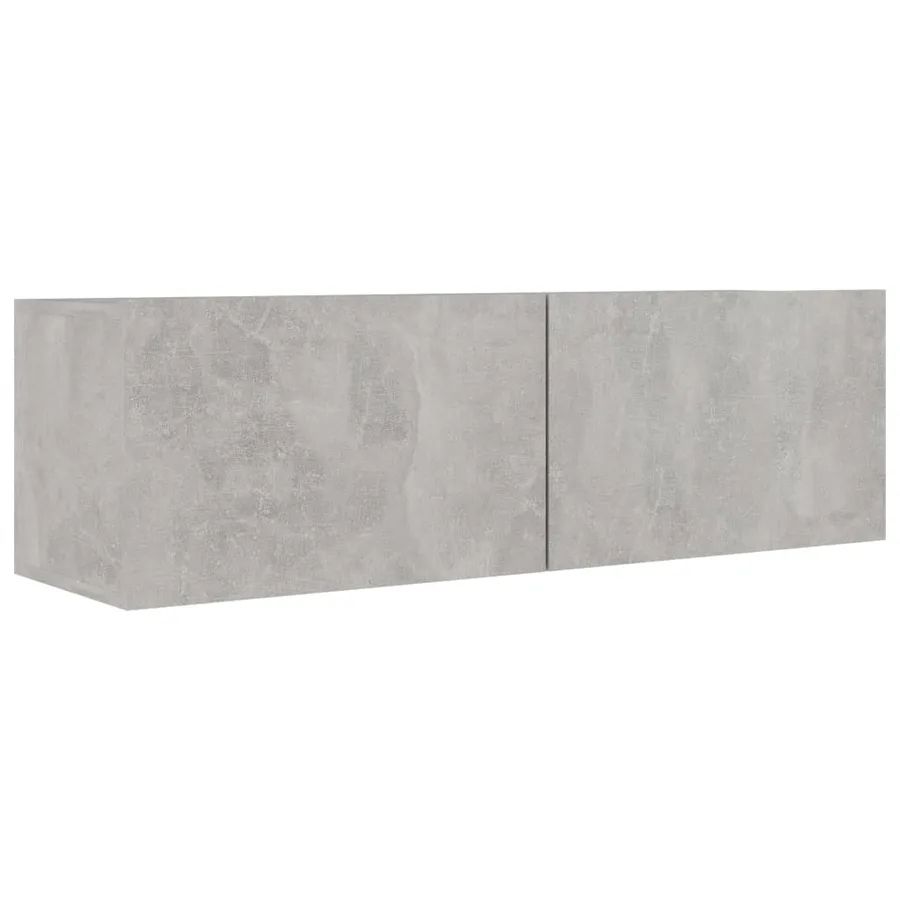 Ensemble de meubles TV 8 pcs Gris béton Bois d'ingénierie - 6