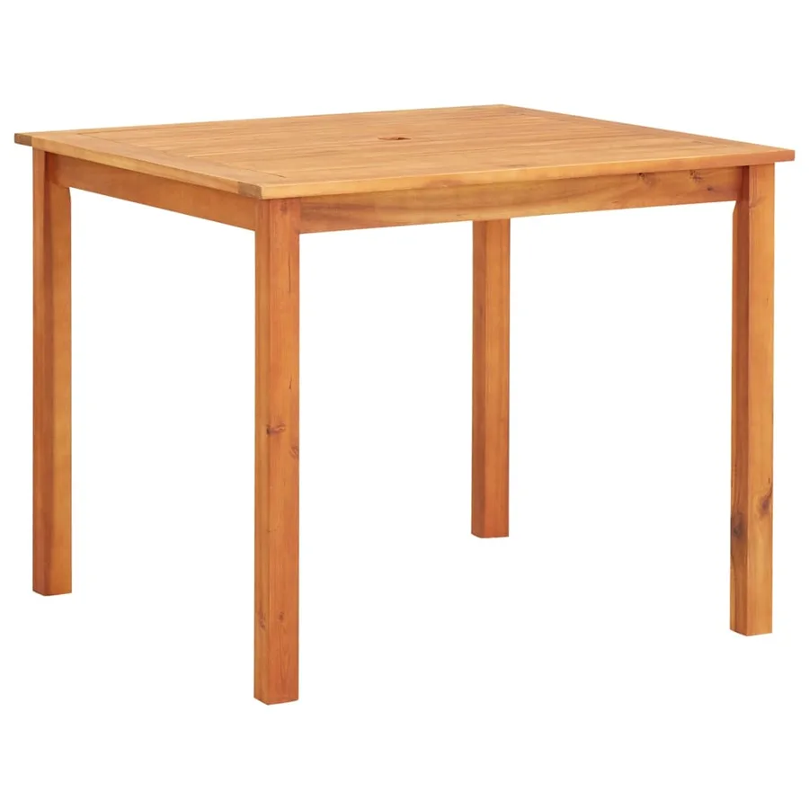 Ensemble à manger de jardin 5 pcs avec coussins Acacia solide - 3