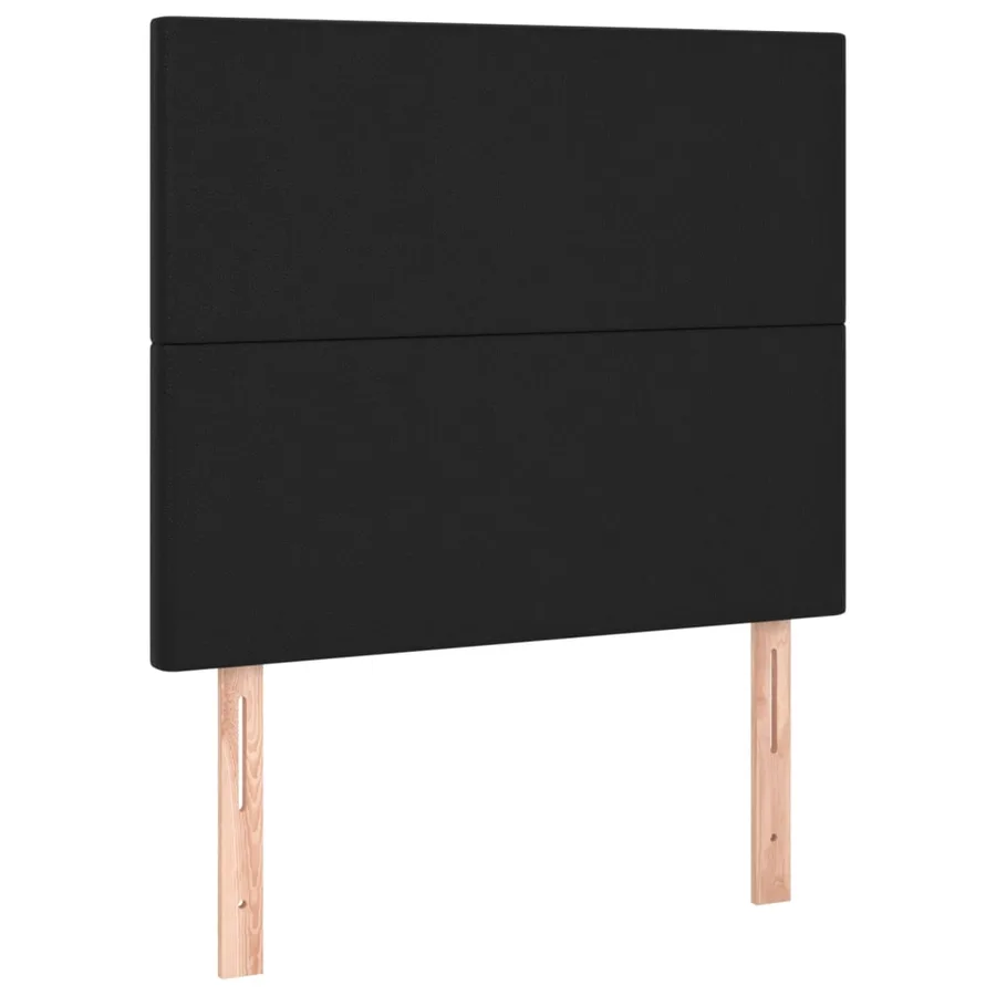 Cadre de lit sans matelas noir 120x200 cm similicuir - 9