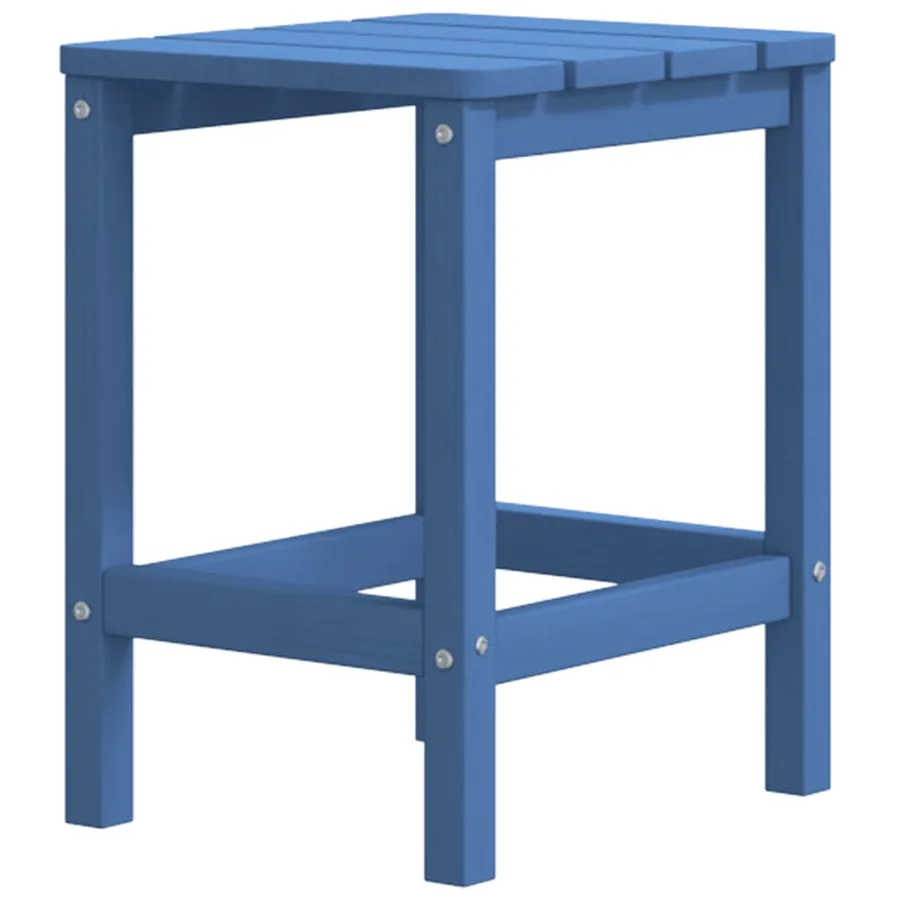 Chaises de jardin Adirondack repose-pied table PEHD Bleu aqua - 5