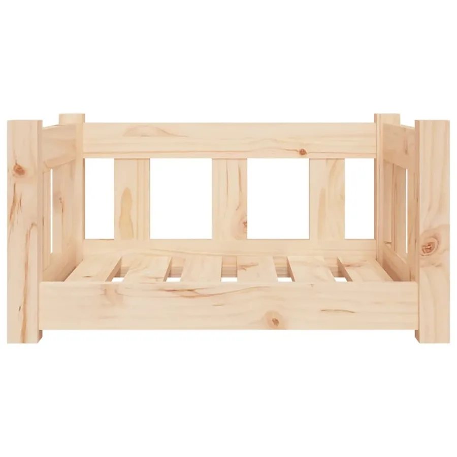 Lit pour chien 55,5x45,5x28 cm bois de pin solide - 3