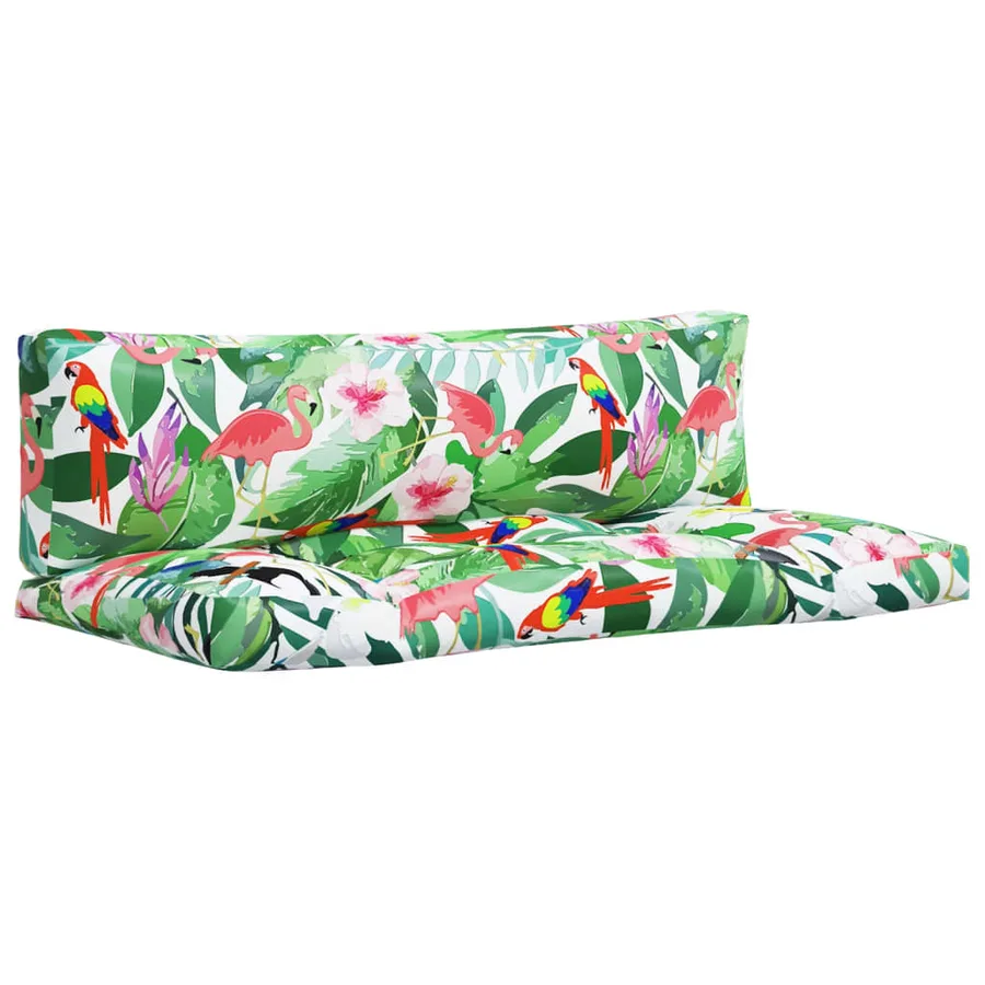 Coussins de palette lot de 2 multicolore tissu Oxford - 2