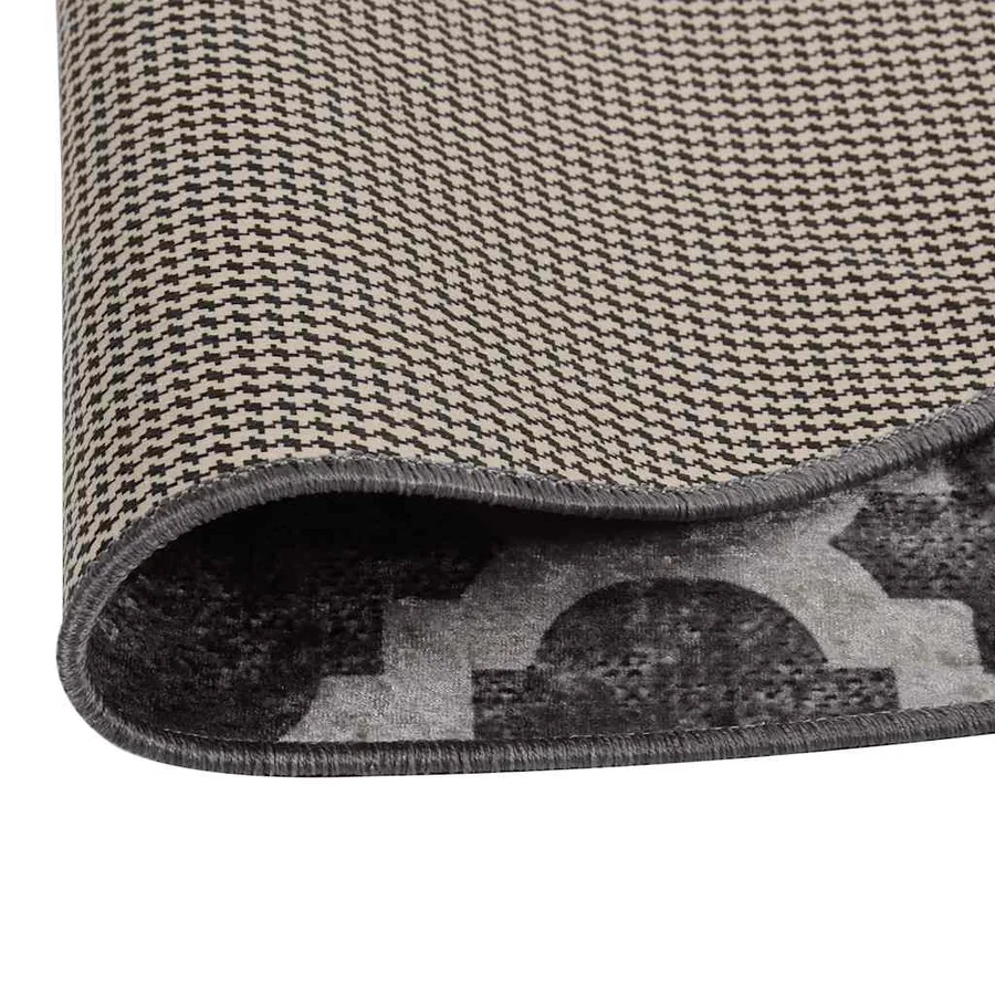 Tapis lavable φ120 cm multicolore - 4