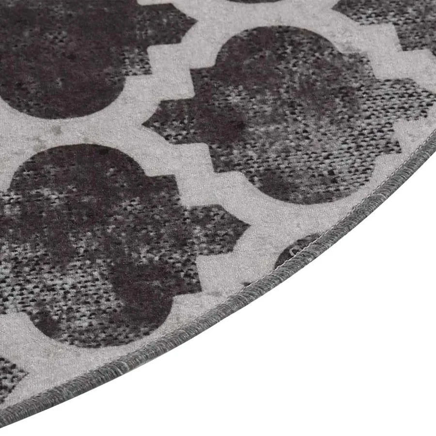 Tapis lavable φ120 cm multicolore - 5