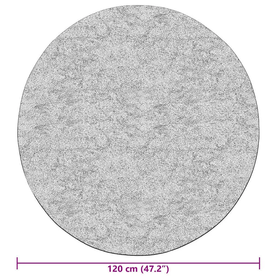 Tapis lavable φ120 cm multicolore - 6