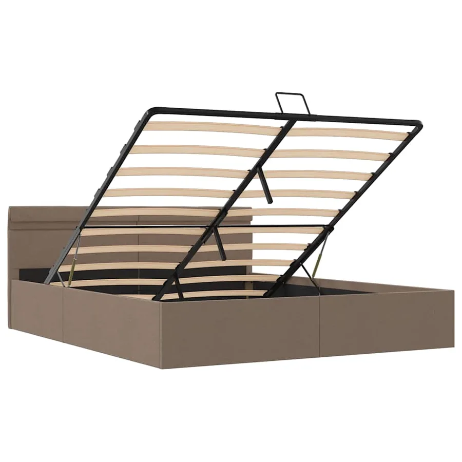 Cadre de lit à rangement hydraulique sans matelas 160x200 cm - 9