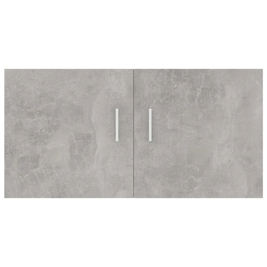 Armoire murale Gris béton 80x39x40 cm Bois d'ingénierie - 6