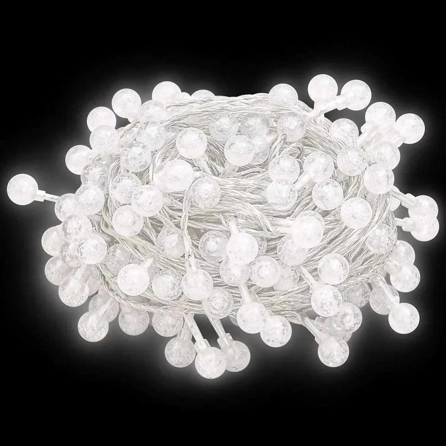 Guirlande lumineuse Globe 20 m 200 LED Blanc froid 8 fonctions - 3