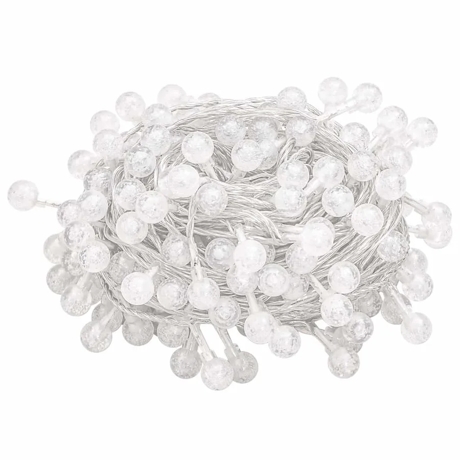 Guirlande lumineuse Globe 20 m 200 LED Blanc froid 8 fonctions - 9