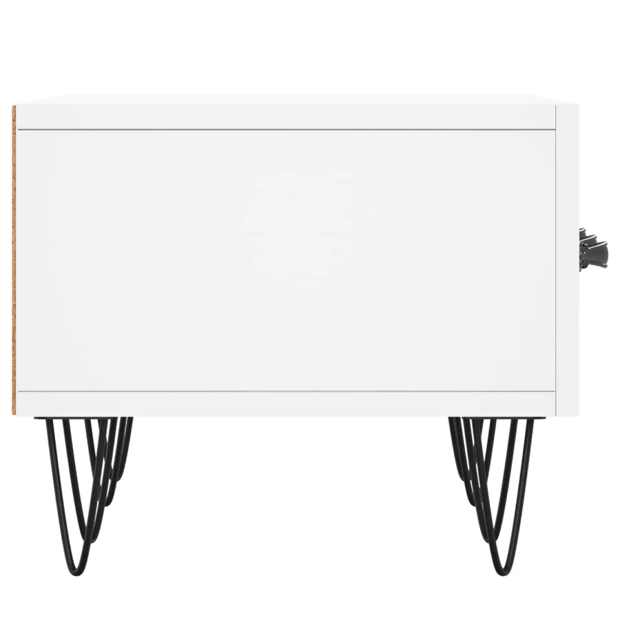 Meuble TV blanc 150x36x30 cm bois d'ingénierie - 7