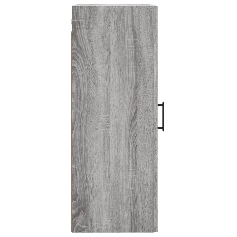 Armoire murale sonoma gris 34,5x34x90 cm bois d'ingénierie - 8