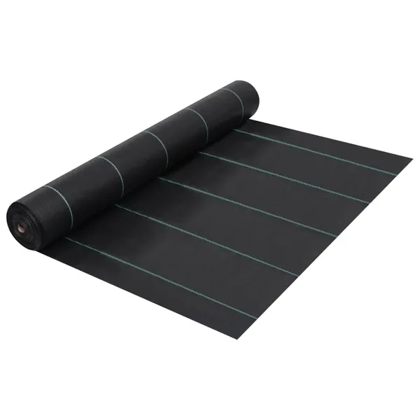 Toile de paillage Noir 1x25 m PP