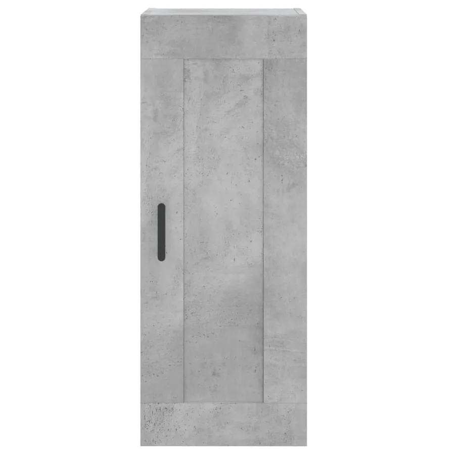 Buffet haut Gris béton 34,5x34x180 cm Bois d'ingénierie - 8