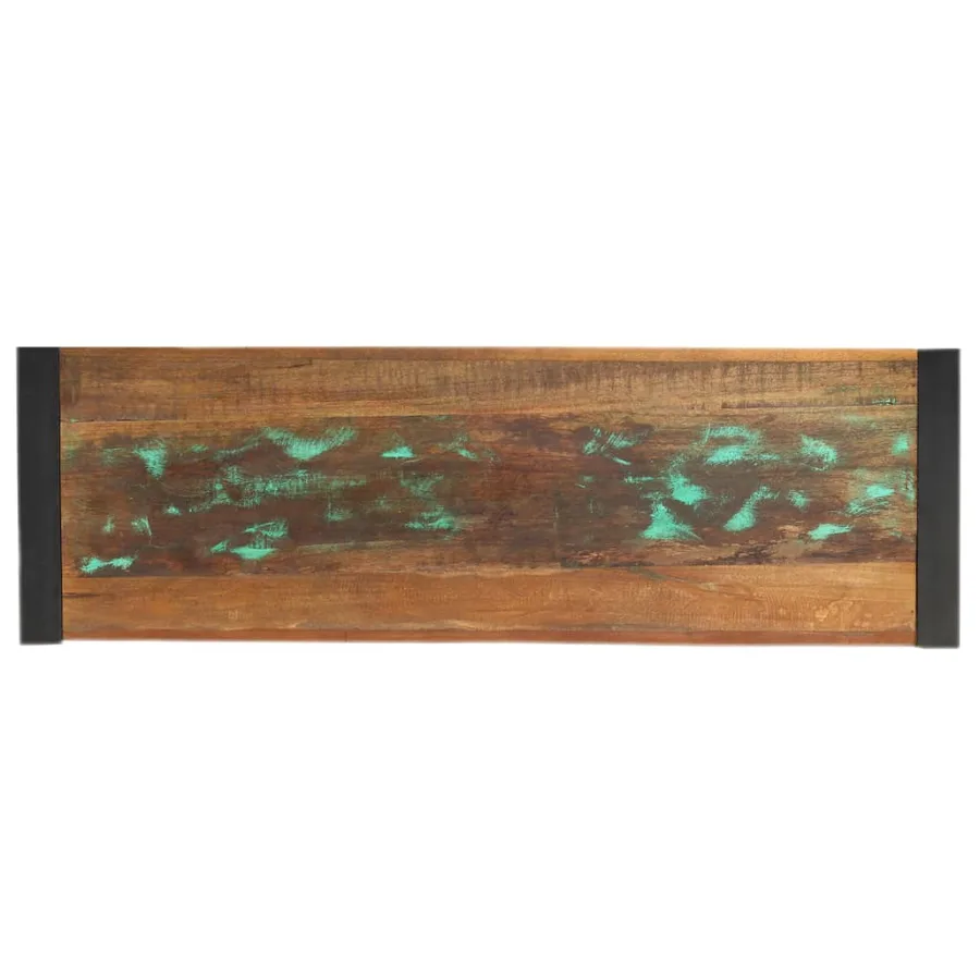 Table console 110x35x76 cm Bois de récupération massif - 3