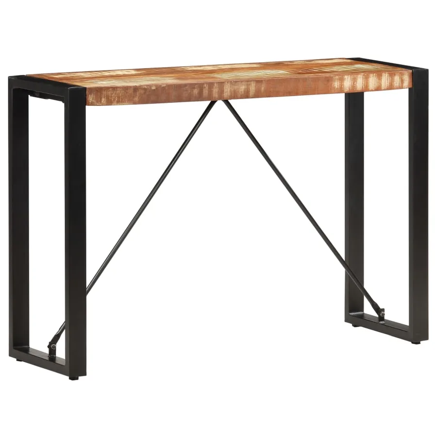 Table console 110x35x76 cm Bois de récupération massif - 9