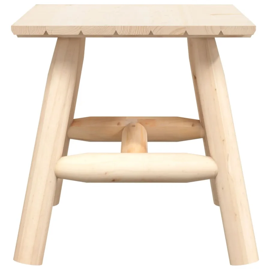 Table d'appoint 49x49x50 cm bois massif d'épicéa - 3