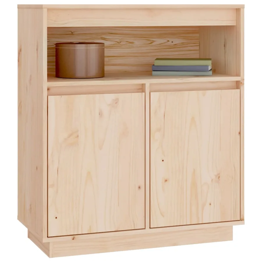 Buffet 70x34x80 cm Bois massif de pin - 4