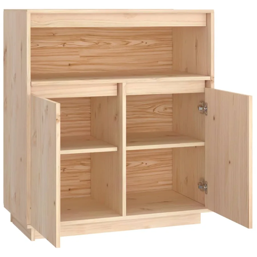 Buffet 70x34x80 cm Bois massif de pin - 8