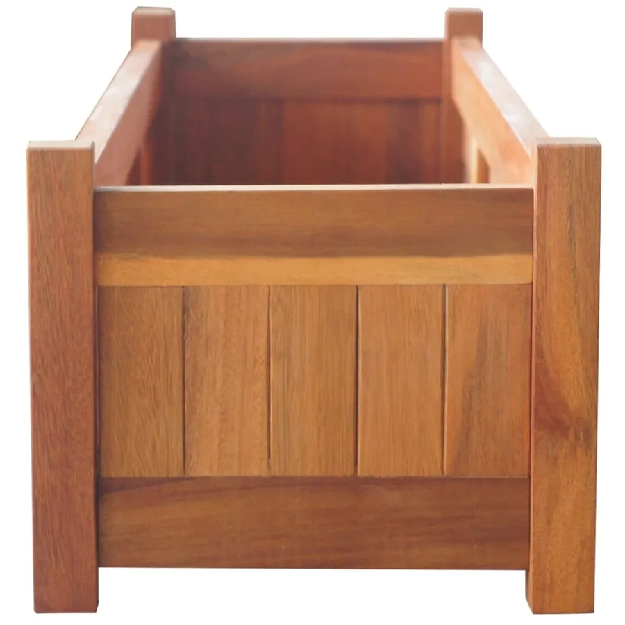 Lits surélevés de jardin 2 pcs Bois d'acacia 100x30x25 cm - 5