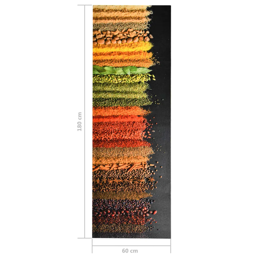 Tapis de sol de cuisine lavable Épice 60x180 cm - 6