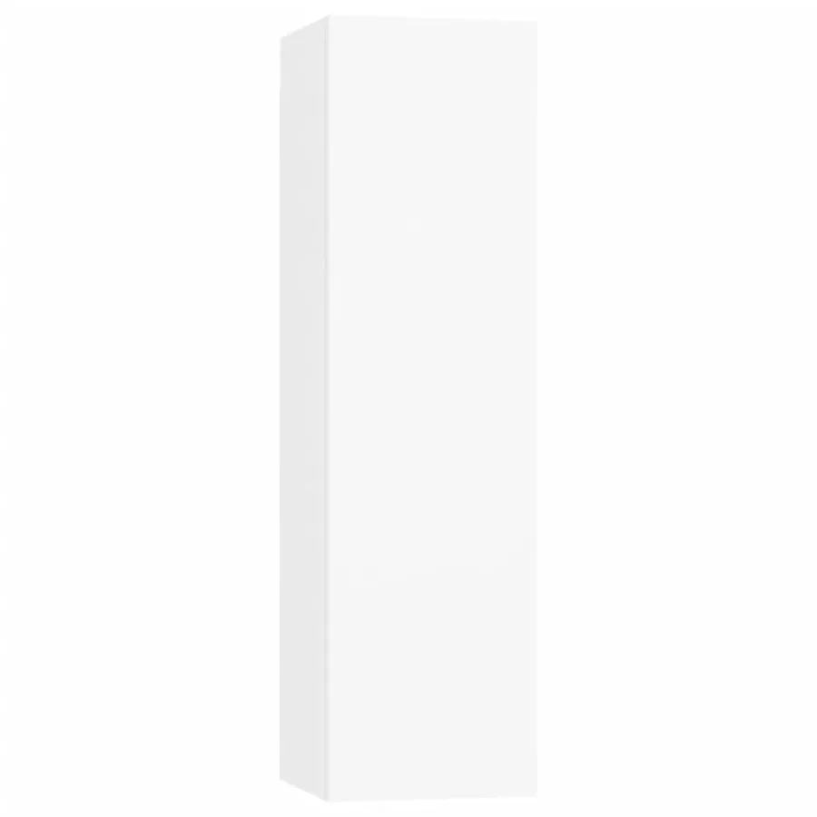 Ensemble de meubles TV 7 pcs Blanc Bois d'ingénierie - 5