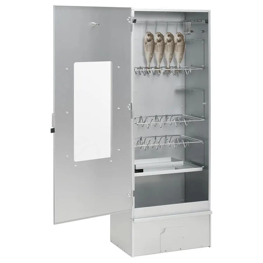 Fumoir pour four à barbecue avec copeaux de bois 44,5x29x110 cm - 3