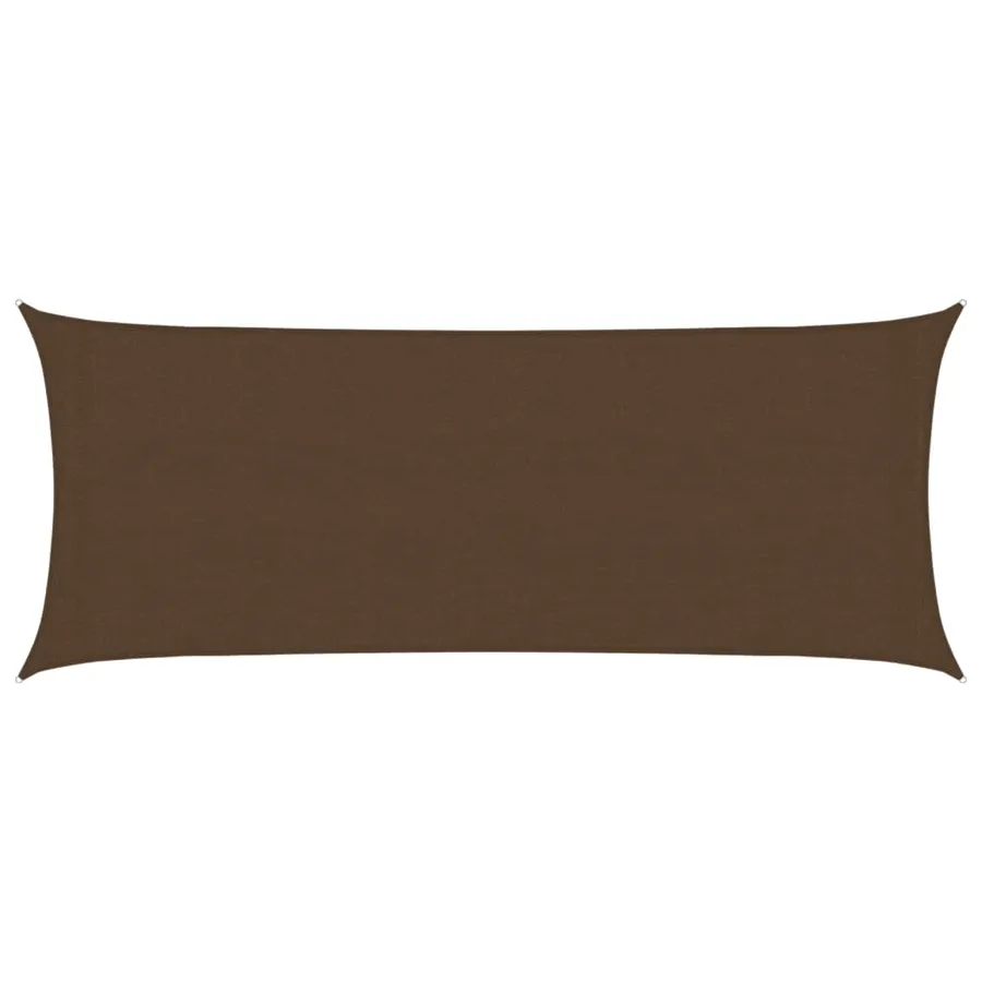 Voile d'ombrage 160 g/m² Marron 2x4,5 m PEHD - 2