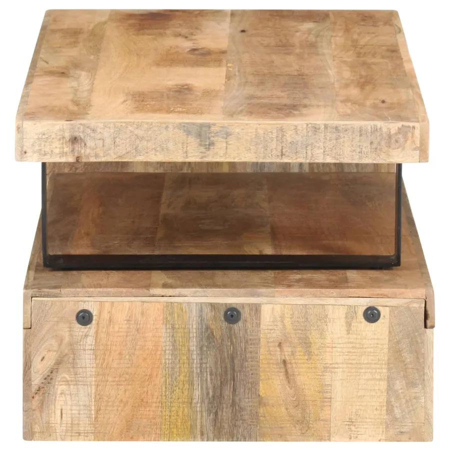 Ensemble de table basse 2 pcs Bois de manguier massif - 5