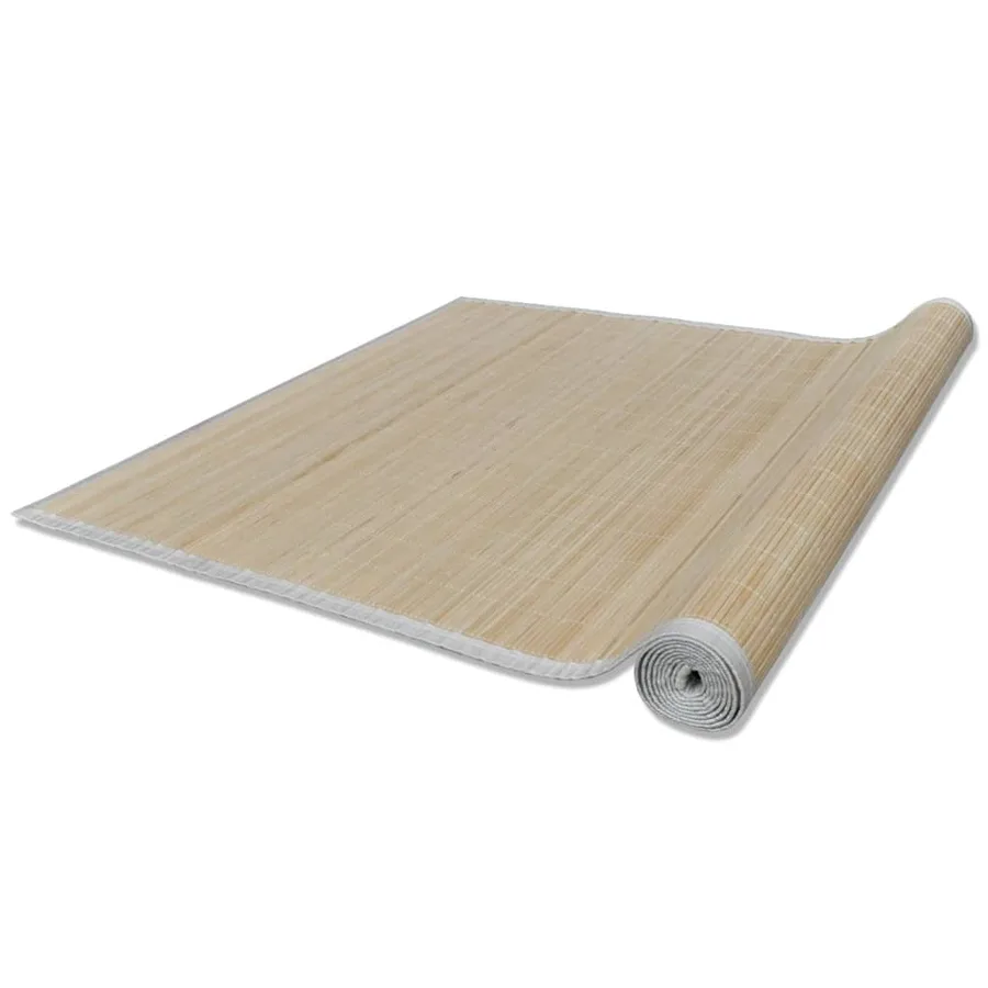 Tapis rectangulaires Bambou naturel 4 pcs 120x180 cm - 4