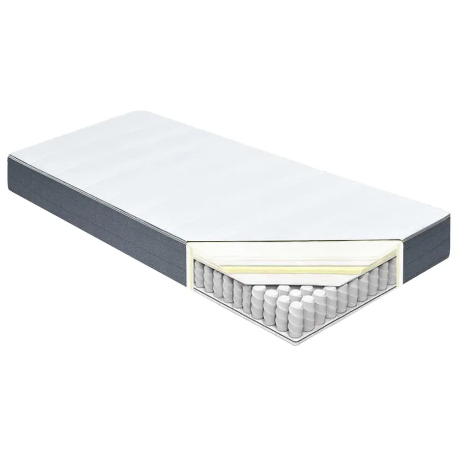 Matelas de sommier tapissier fermeté moyenne 200x120x20 cm - 5