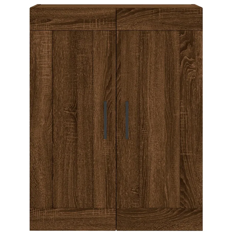 Armoire murale chêne marron 69,5x34x90 cm bois d'ingénierie - 6