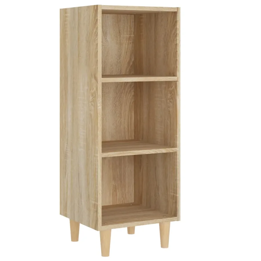 Buffet Chêne sonoma 34,5x32,5x90 cm Bois d'ingénierie - 2