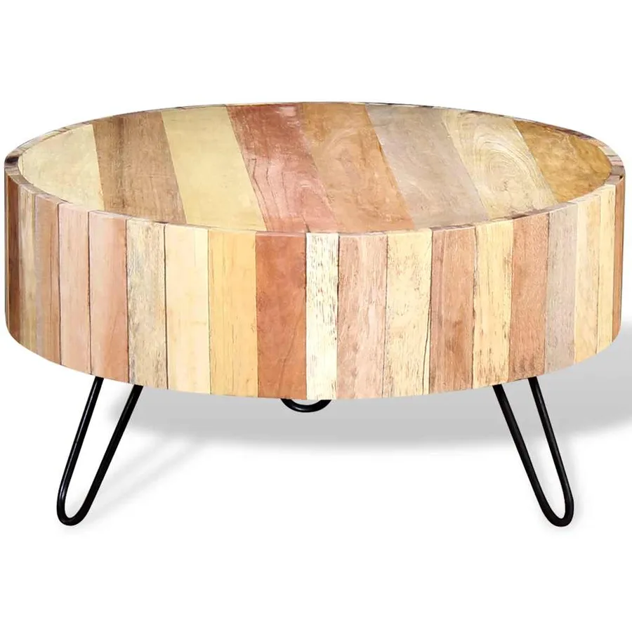 Table basse Bois de récupération massif - 5
