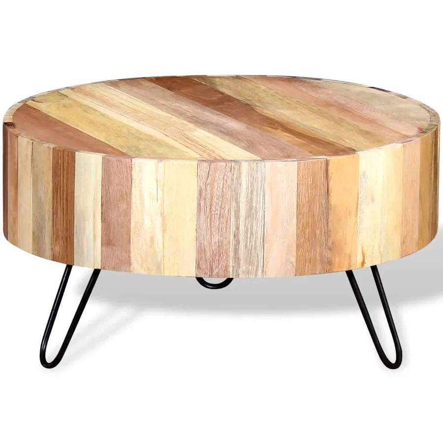 Table basse Bois de récupération massif - 6