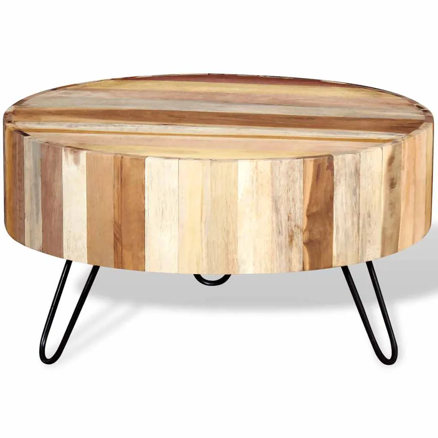 Table basse Bois de récupération massif - 7