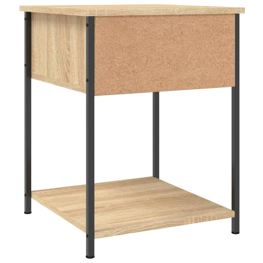 Tables de chevet 2 pcs chêne sonoma 44x45x58 cm bois ingénierie - 9