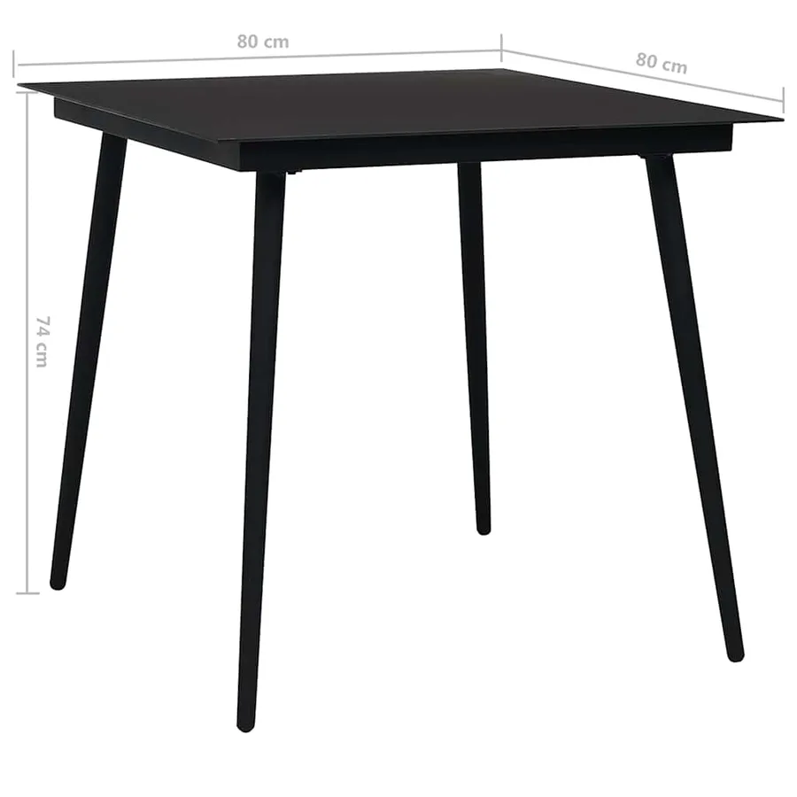 Ensemble à manger de jardin 3 pcs - 13