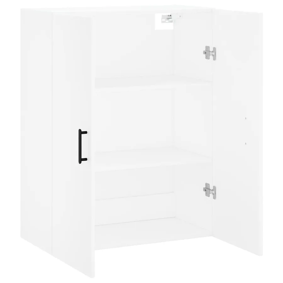 Armoire murale blanc 69,5x34x90 cm - 6