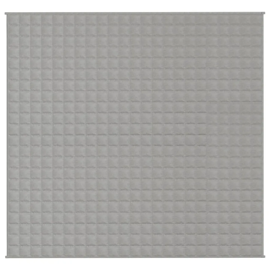 Couverture lestée Gris 220x230 cm 15 kg Tissu - 3