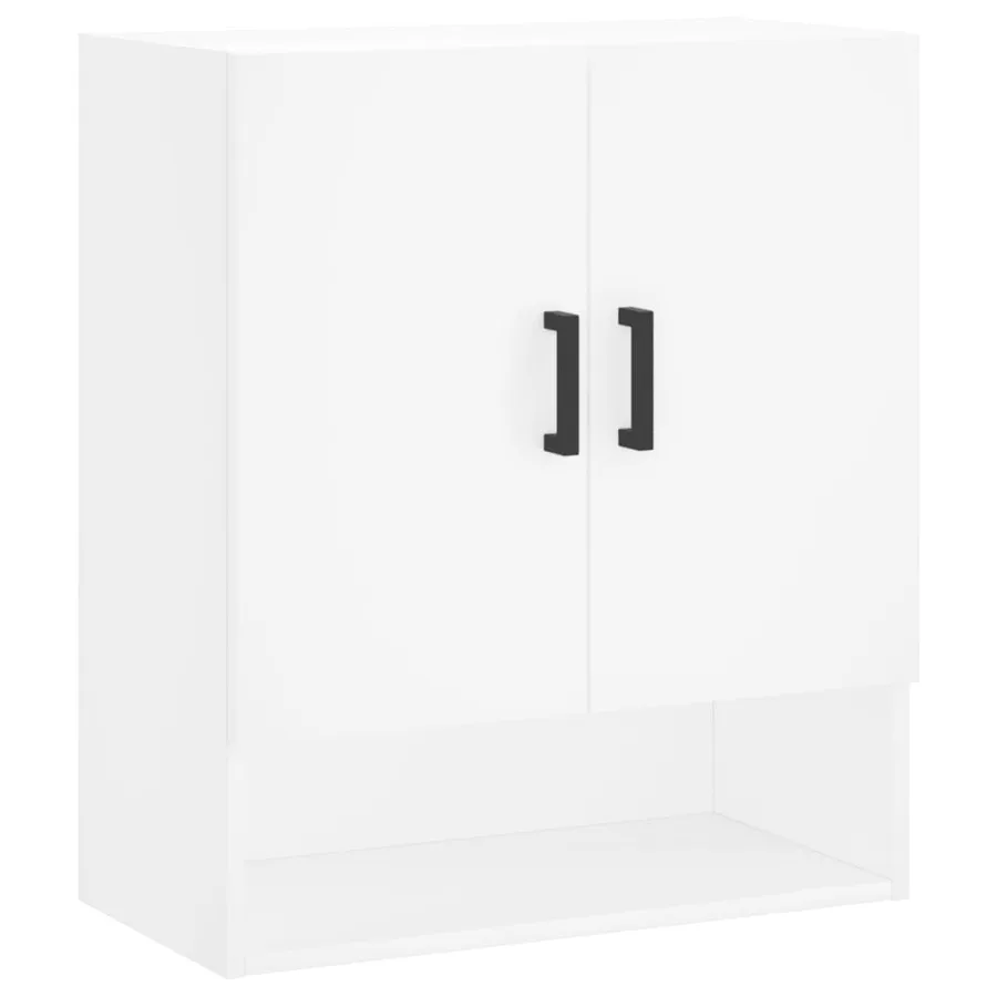 Armoire murale blanc 60x31x70 cm bois d'ingénierie - 2